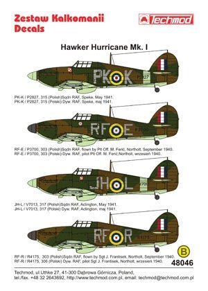 Techmod 48046 - Hawker Hurricane Mk I 1/48 – zdjęcie 2