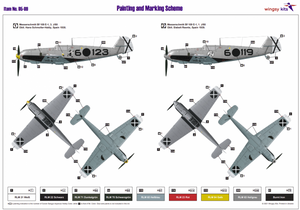 Wingsy Kits D5-09 MESSERSCHMITT Bf 109 E-1 and E-3 Legion Condor 1/48 – immagine 17