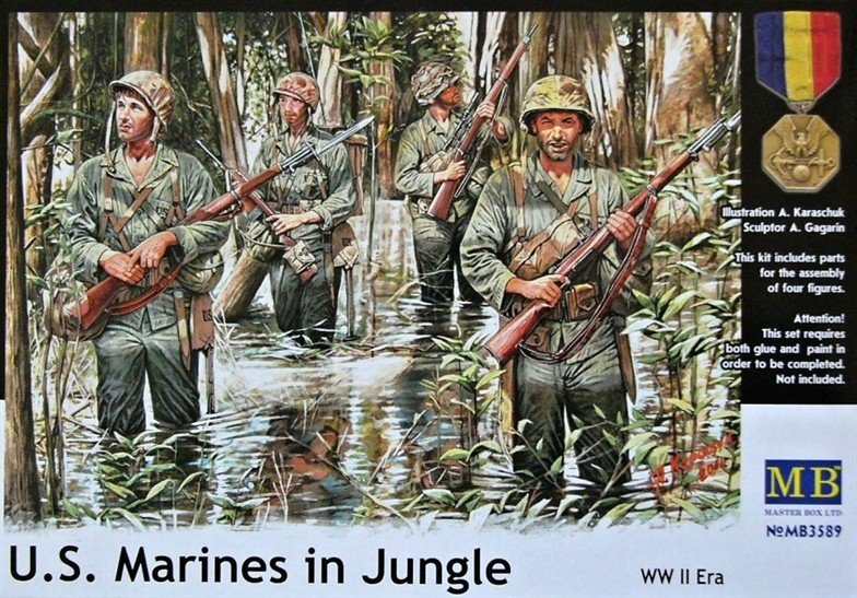 Master Box 3589 US Marines in jungle (1941-1945) 1/35