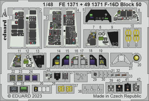 Eduard BIG49386 F-16D Block 50 Kinetic Model 1/48 – immagine 5