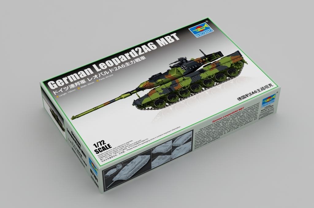 Trumpeter 07191 German Leopard 2A6 main battle tank 1/72 – image 2