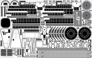 Pontos 22002F1 USS BB-63 Missouri 1945 Detail Up Set (Without wooden deck) 1/200 – image 12