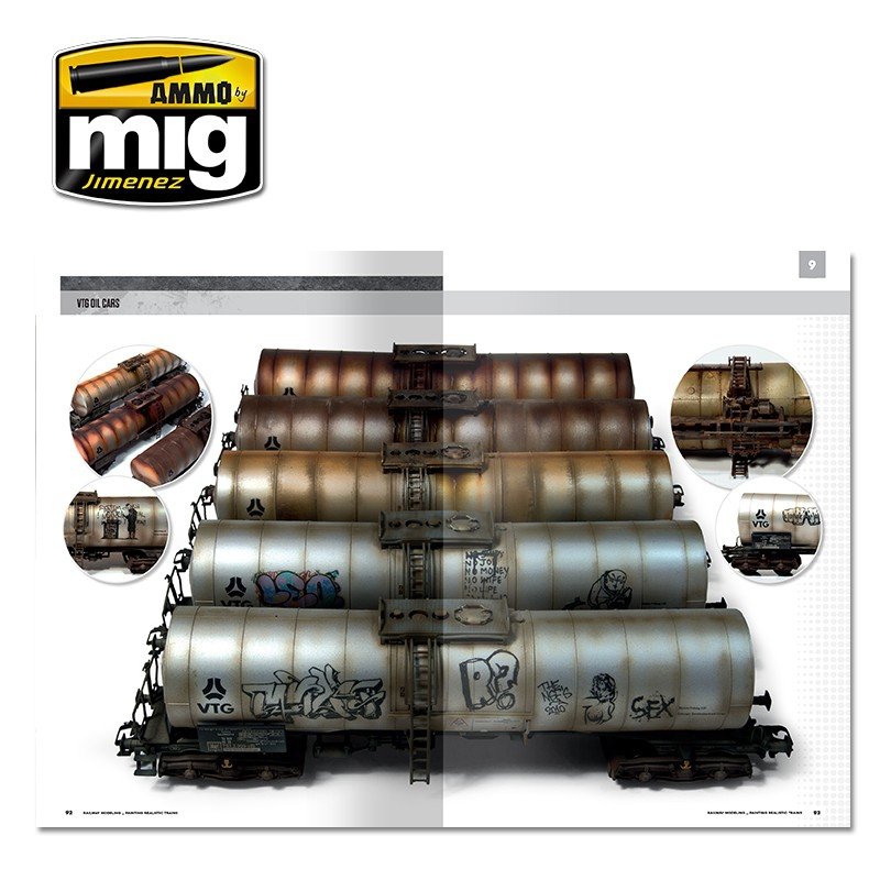 AMMO of Mig Jimenez 6250 MODELLING SCHOOL - RAILWAY MODELING: PAINTING REALISTIC TRAINS – Bild 3