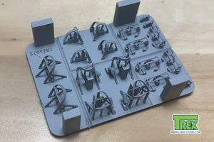 Le set de gardes T-Rex Studio TR35023 M4 Sherman (pour coque moulée) peut supporter 2 chars à l&amp;#39;échelle 1/35. – image 3