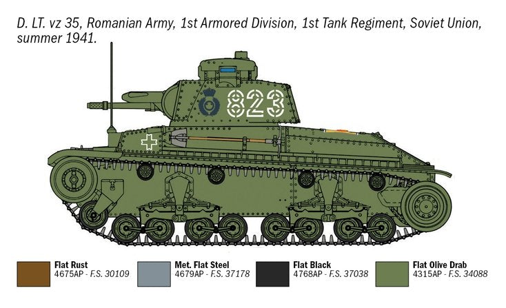 Italeri 7084 Pz. Kpfw. 35(t) 1/72 – immagine 5