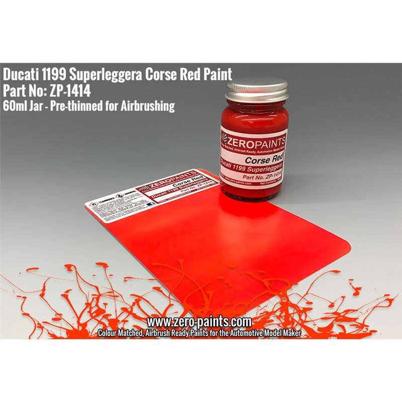 Zero Paints ZP-1414 Ducati 1199 Superleggera Corsa Red 60ml – immagine 2