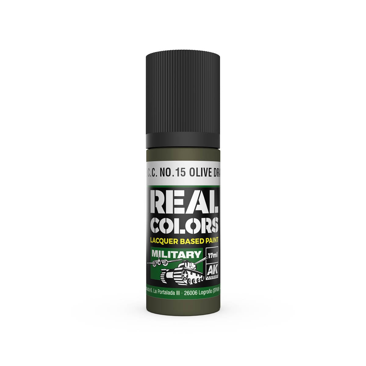 AK Interactive RC875 S.C.C. No.15 Olive Drab 17 ml – zdjęcie 2