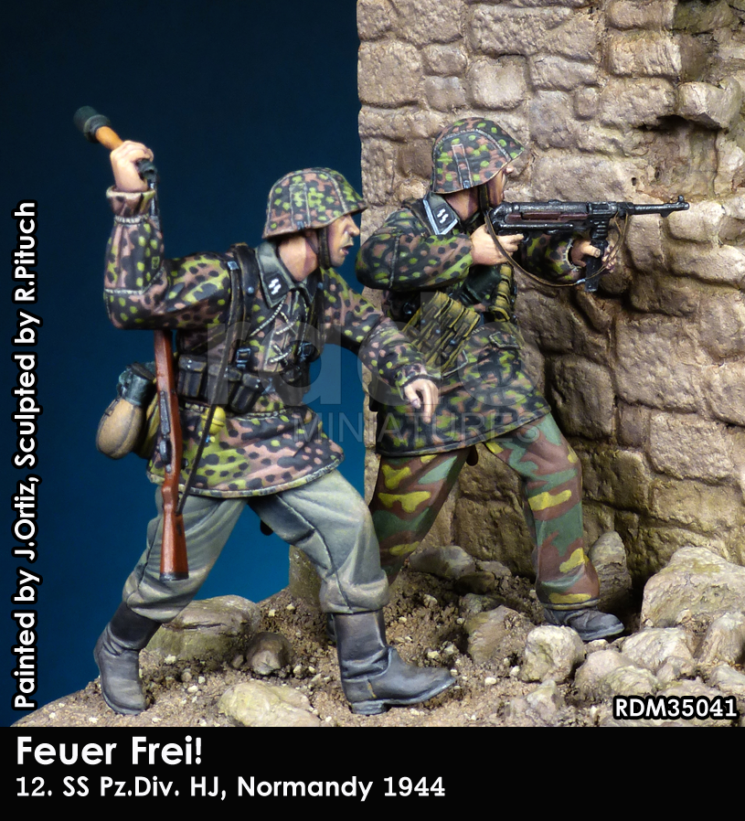 RADO Miniatures RDM35041 Feuer Frei 12.SS Pz.DiV. HJ Normandy 1944 1/35 – immagine 2