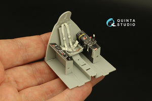 Quinta Studio QD32172 F8F-1 Bearcat 3D-Printed coloured Interior on decal paper (Trumpeter) 1/32 – immagine 6