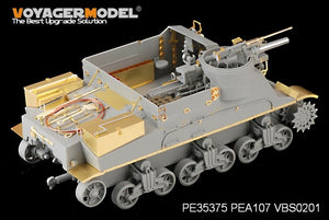 Voyager Model PE35375 WWII U.S. M7 Priest Mid Production w/Ammunition case/telephone set for DRAGON 6637 1/35 – imagen 5