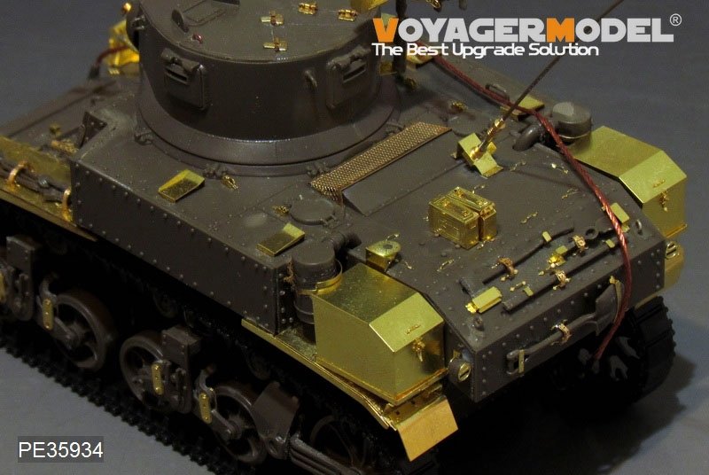 Voyager Model PE35934 WWII US M3 Stuart light tank basic For TAMIYA 35360 1/35 – immagine 9