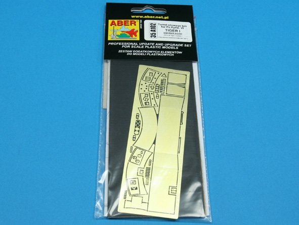 Aber 35A102 Turret stowage bin for german tank Pz. Kpfw. VI Tiger I, standard model 1/35 – Bild 3