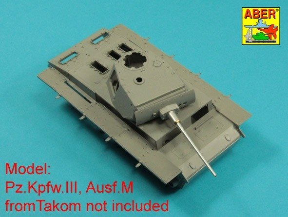 Aber 35L-316 Lufa 50mm KwK39l/60 do czołgu Panzer III J póżny 1/35 – immagine 6