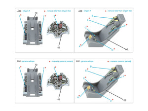 Intérieur imprimé en 3D et coloré sur papier décalcomanie Quinta Studio QD72195 A-4C (Fujimi/Hobby 2000) 1/72 – image 11