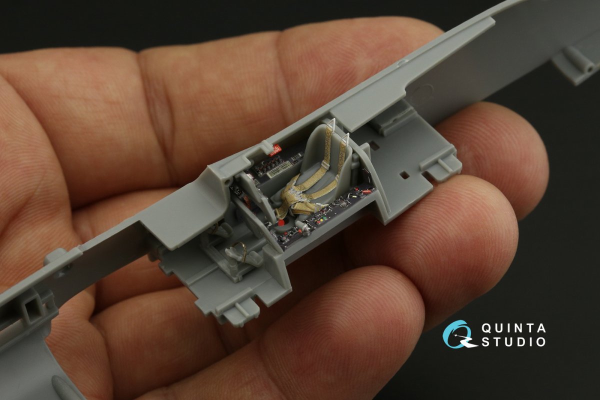 Quinta Studio QD48296 FW 190D-9 3D-Printed &amp;amp; coloured Interior on decal paper (HobbyBoss) 1/48 – immagine 7