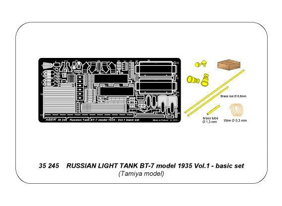 Aber 35245 Russian light tank BT-7 - vol.1 - basic set 1/35 – image 5