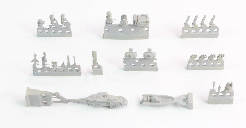 Pontos 37019F1 USS FFG Oliver Hazard Perry Class Long Hull Detail Up Set ADVANCED 1/350 – immagine 8