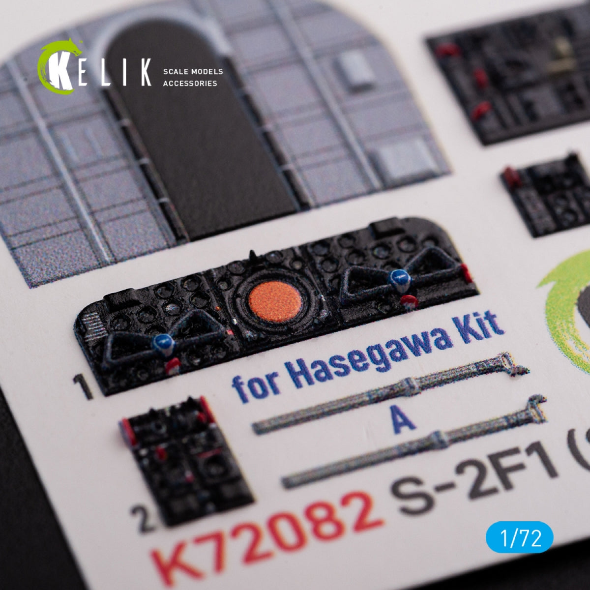 KELIK K72082 S-2A Tracker interior 3D decals for Hasegawa kit 1/72 – zdjęcie 6