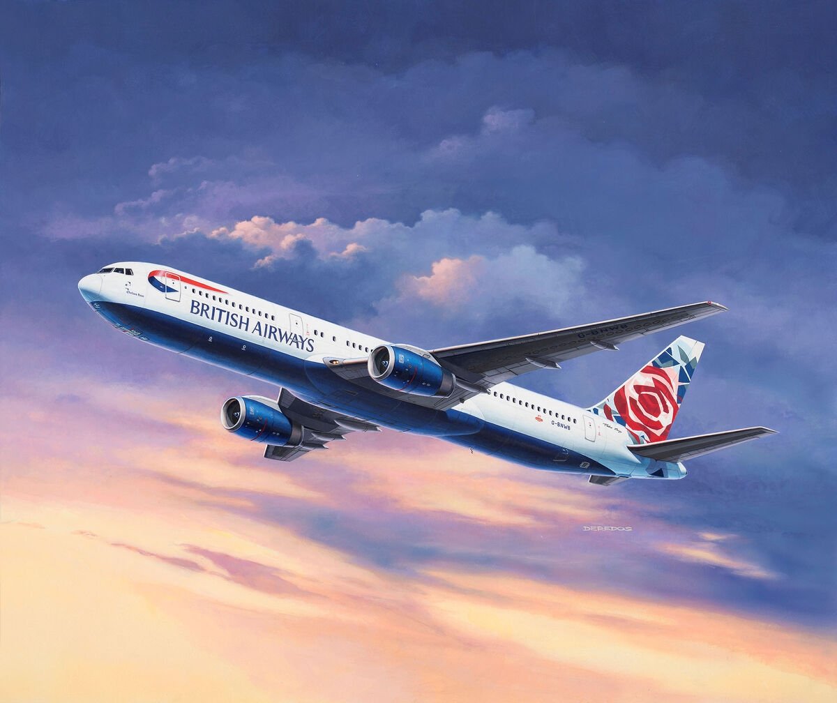 Revell 03862 Boeing 767-300ER British Airways "Chelsea Rose" 1/144