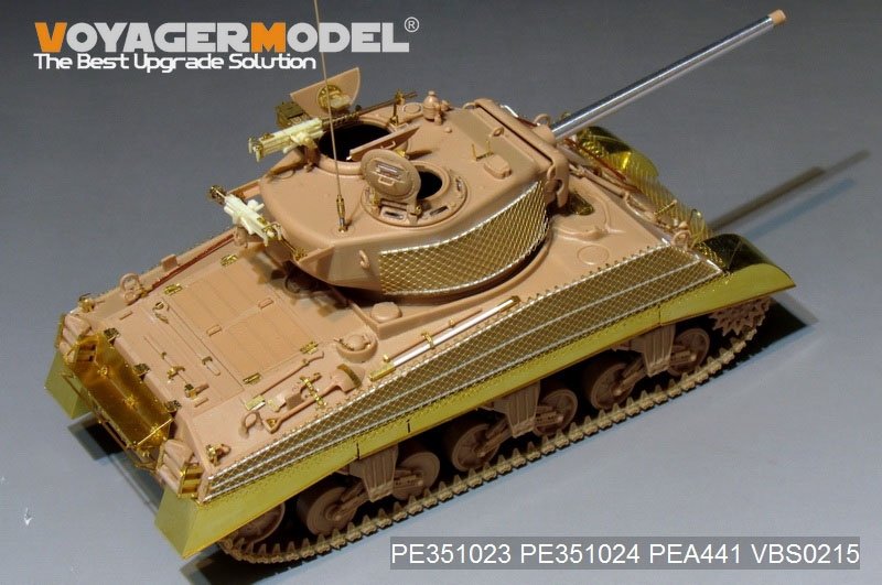 Voyager Model PE351023 WWII US M4A3 (76) w Mid Tank Basic For MENG TS-043 1/35 – immagine 6