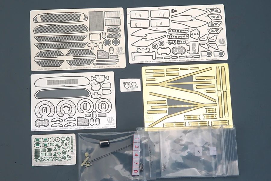 Hobby Design HD02-0390 Ford Mustang GT4 - Detail-up Set for Tamiya 24354 1/24 – immagine 2