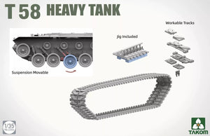 Takom 2204 T58 Heavy Tank 1/35 – immagine 5