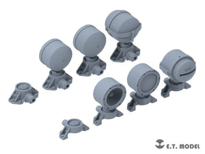 E.T. Model P35-208 Bosch Lamp Lights for WWII German Vehicles (3D Printed) 1/35 – zdjęcie 2