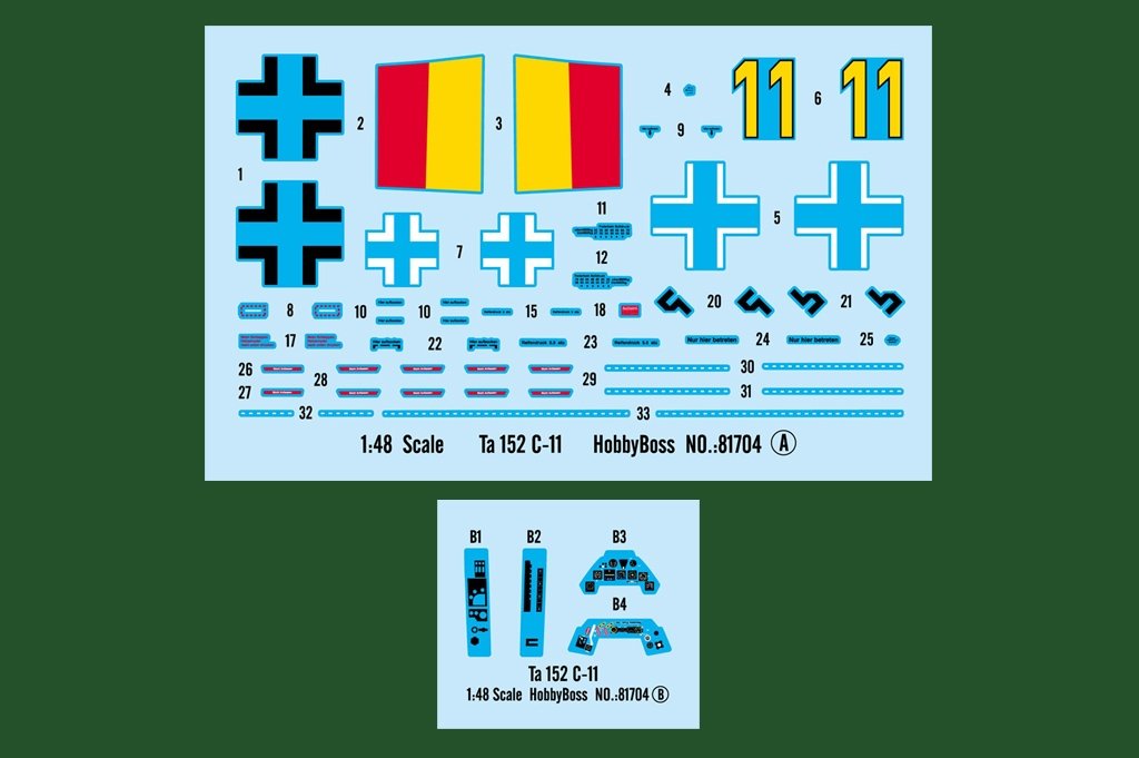 Hobby Boss 81704 Focke-Wulf Ta 152C-11 1/48 – immagine 4