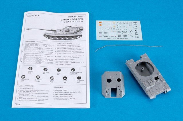 Trumpeter 07221 UK AS-90 SPG (1/72) – image 2