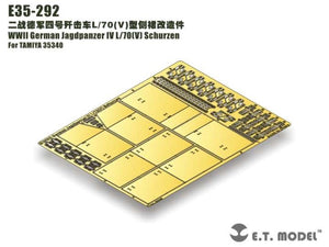 E.T. Model E35-292 WWII German Jagdpanzer IV L/70(V) For TAMIYA 35340 Schurzen – Bild 2