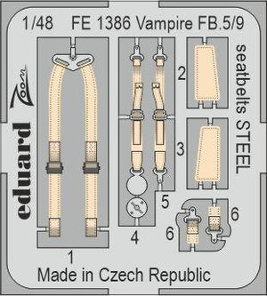 Eduard BIG49395 Vampire FB.9 AIRFIX 1/48 – immagine 5