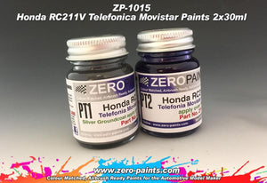 Peintures Zero Paints ZP-1015 Honda RC211V Telefonica Movistar 2x30ml