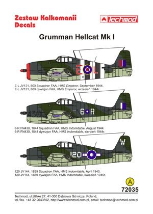 Techmod 72035 - Grumman Hellcat I 1/72 – Bild 2