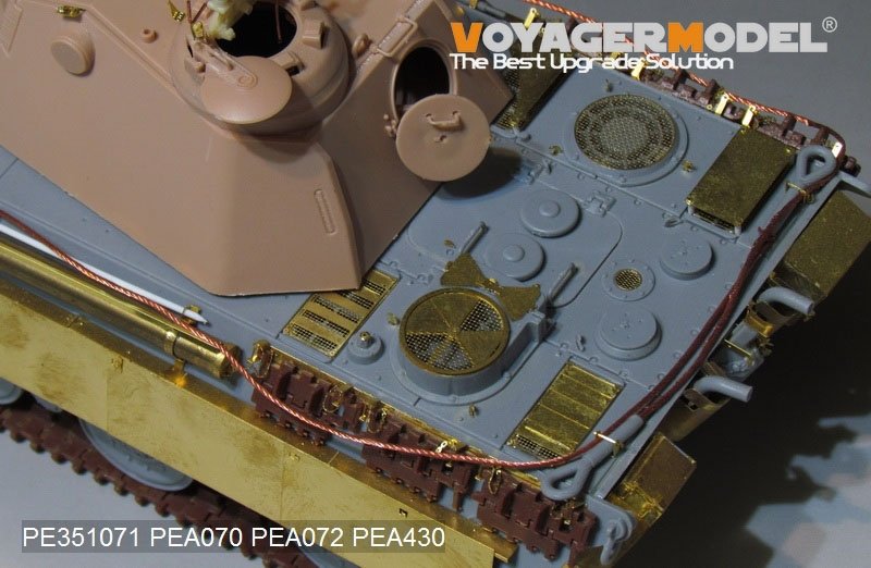 Voyager Model PE351071 WWII German Panther II Prototype Design Plan basic for Amusing Hobby 1/35 – Bild 6