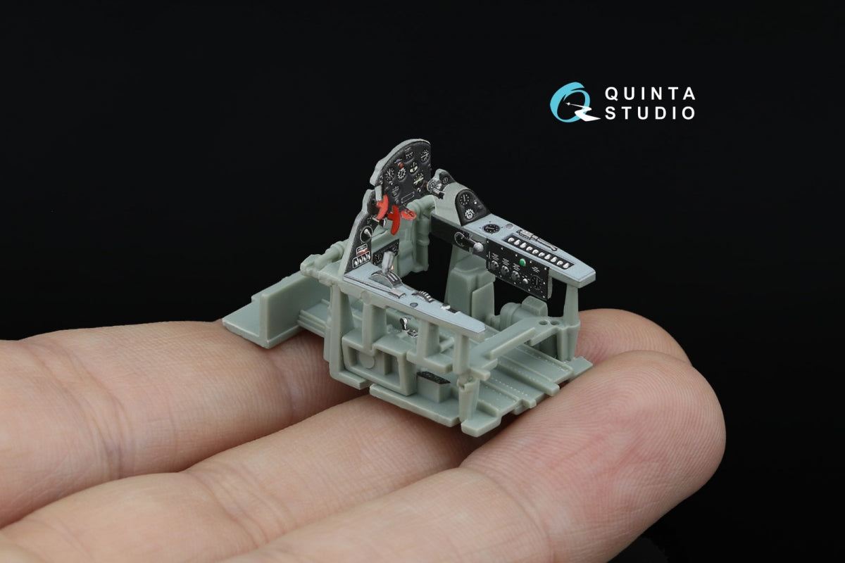 Quinta Studio QD48540 F3F-2 3D-Printed &amp;amp; coloured Interior on decal paper (Academy/Accurate Miniatures) 1/48 – Bild 6