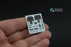 Quinta Studio QDS-48496 F-82E Twin Mustang 3D-Printed coloured Interior on decal paper (Modelsvit) (Small version) 1/48 – immagine 3