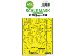Art Scale Kit M32112 OV-10D Bronco Double-Sided Express Fit Mask for Kitty Hawk 1/32