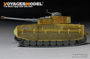 Voyager modèle PEA450 WWII allemand Pz.Kpfw.IV Ausf.J &amp;quot;Thoma Shields&amp;quot; treillis métallique schürzen (dernière production) (POUR Boder 35008) 1/35 – image 8
