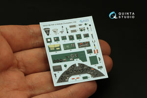 Quinta Studio QD32186 F4F-3 Wildcat 3D-Printed coloured Interior on decal paper (Trumpeter) 1/32 – immagine 4