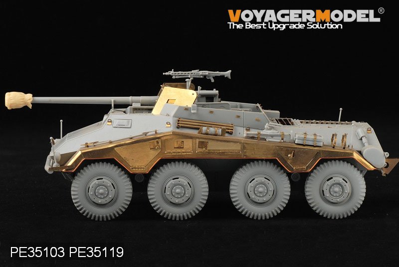 Voyager Model PE35119 Storage Box for Sd.Kfz 234 8 Road Early Version (For DRAGON Sd.Kfz.234 Series) 1/35 – Bild 2