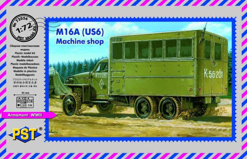 Camion d'atelier PST 72056 M16A (US6) 1/72