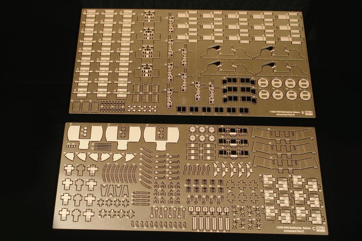 MK1 Design MS-20010 HMS NELSON ARMAMENT SET 1/200 – zdjęcie 13