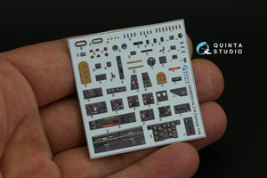 Quinta Studio QD48229 He 219 3D-Printed &amp;amp; coloured Interior on decal paper (Tamiya) 1/48 – immagine 10