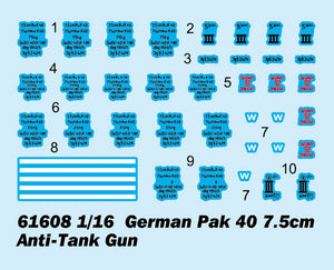 I Love Kit 61608 German Pak 40 7.5cm Anti-Tank Gun 1/16