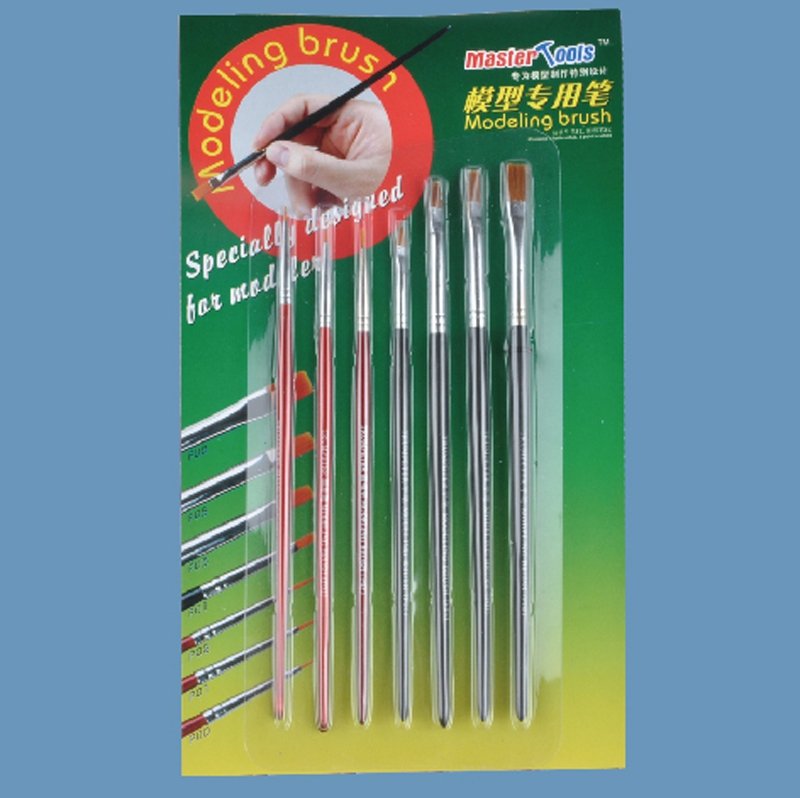 Pinceau de modelage Trumpeter 09900 (7 pièces)
