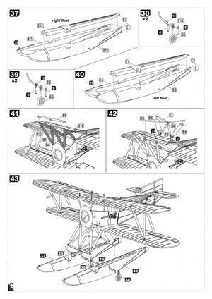 Armory Models 48004 Fairey Flycatcher British Interwar FAA Floatplane Fighter, Late (Metal) 1/48 – imagen 7