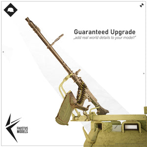 Faustus Models FM35076 Fla-MG Fliegerbeschussgerät MG-34 1/35 [Ultra Detailed German AA Gun Mount WW2] 1/35