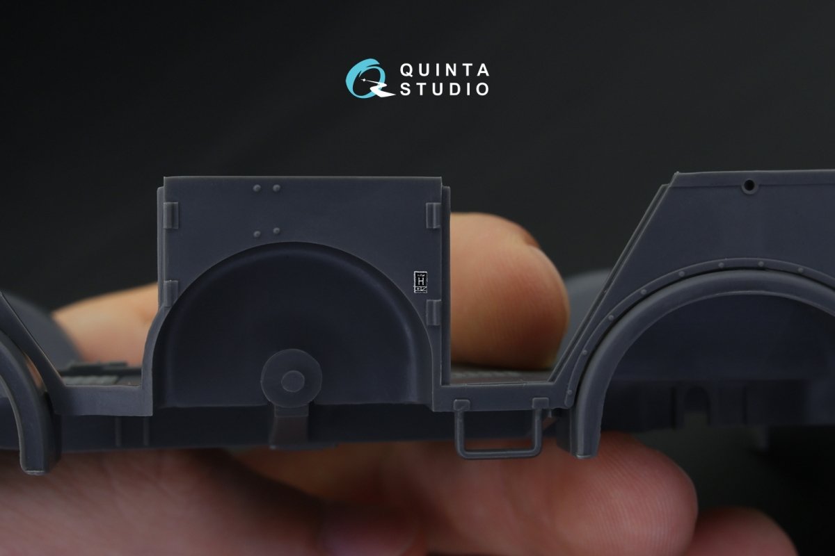 Quinta Studio QD35027 Horch 4X4 type 1a 3D-Printed &amp;amp; coloured Interior on decal paper (for Tamiya kit) 1/35 – immagine 6