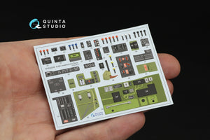 Quinta Studio QDS-32250 A-26C Invader 3D-Printed &amp;amp; coloured Interior on decal paper (Hobby Boss) (with 3D-printed resin parts) 1/32 – immagine 4