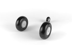 Armory Models AW48203 Junkers Ju 188 wheels w/ weighted tires 1/48 – immagine 3